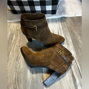 Franco Sarto 7.5 Short Brown Boots